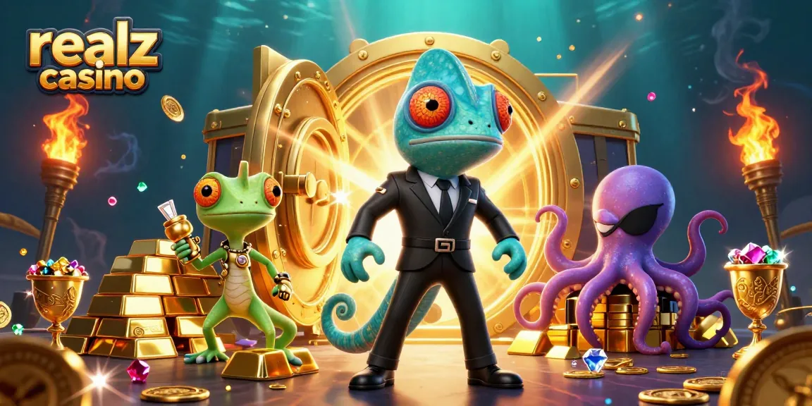 Experience the thrill of realz casino with vibrant 3D characters and dynamic gaming elements.